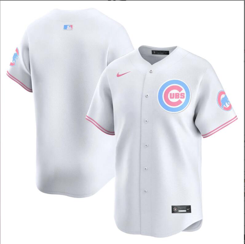 Men Chicago Cubs blank white 2024 Nike MLB jersey